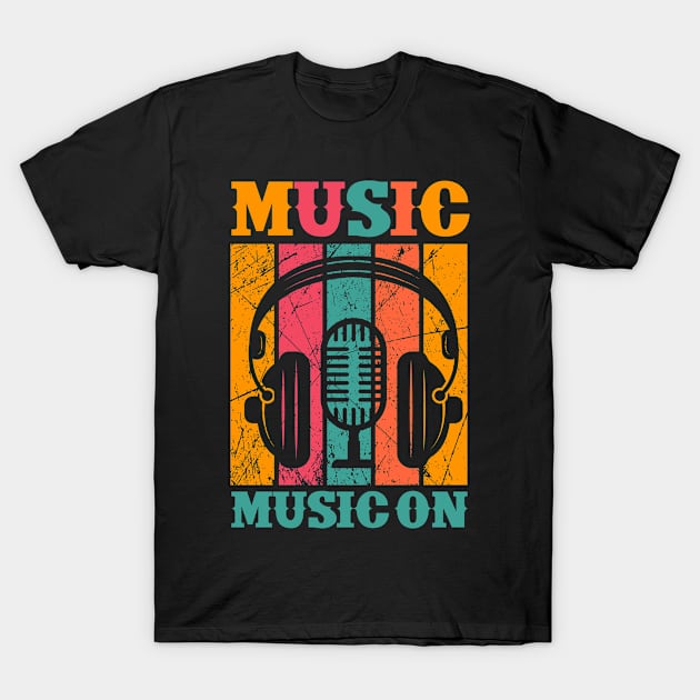 Music on T-Shirt by omnia34